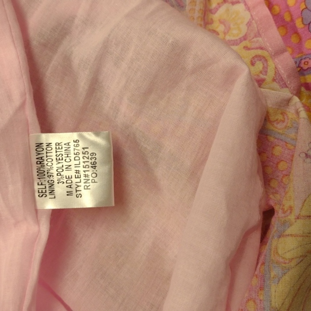 NEWIn Bloom Pink and Yellow Maxi Sundress with Puff Sleeves and Square Neckline, - Picture 15 of 16